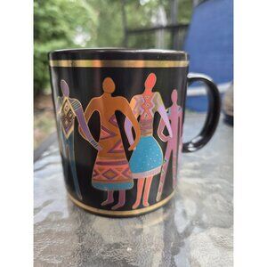 Vintage LAUREL BURCH Familia del Mundo‎ Coffee Mug Cup 1988
